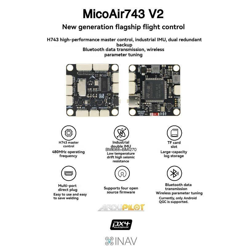 Contrôleur de vol MicoAir743 V - Drone Gimbal Controller avis et prix