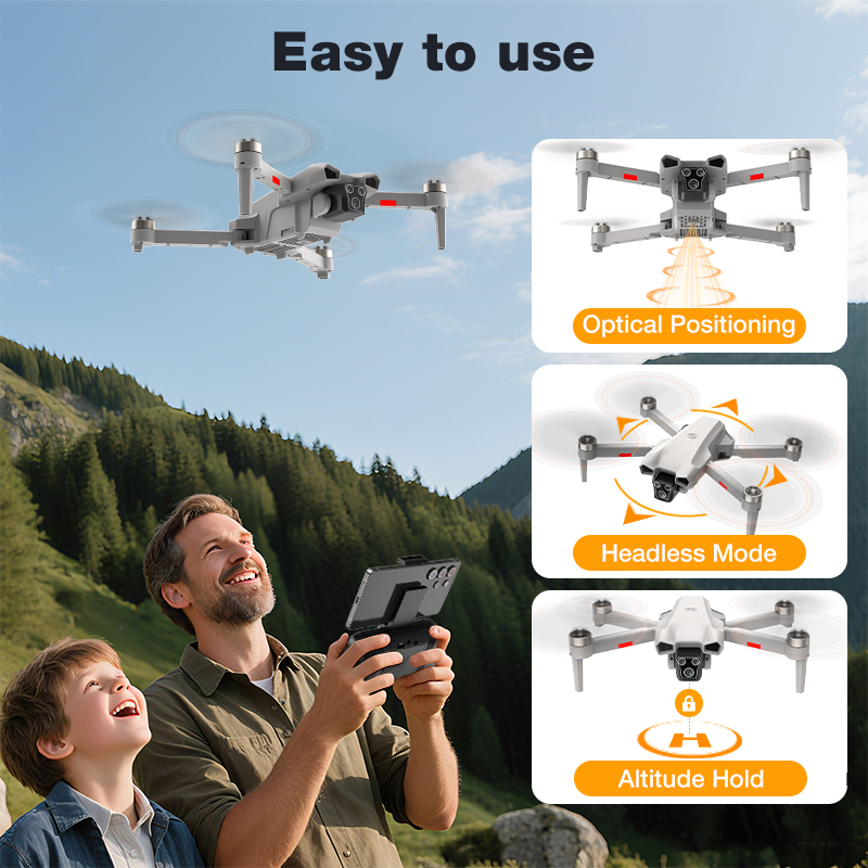 Nouveau drone L107 PRO 8K pour - Jjrc Drone X12 avis et prix