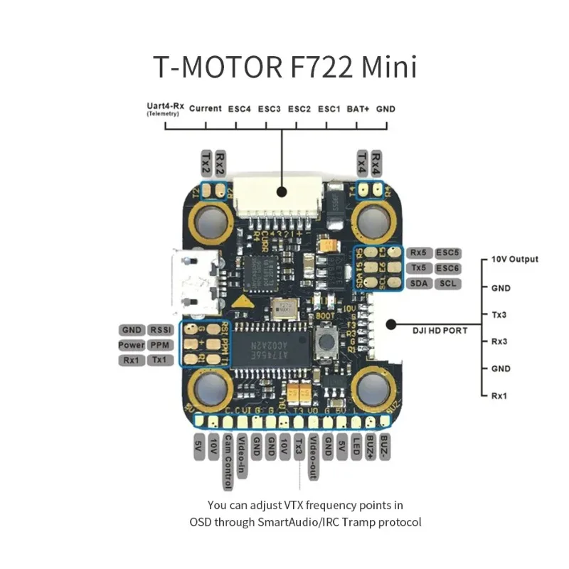 T-Motor MINI F7 FC F45A ESC Co - Betaflight Fc F7 avis et prix